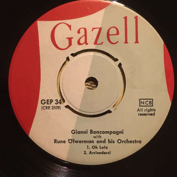 Gianni Boncompagni, Rune Öfwerman ~ Oh Lola (Vinyl) - Djungel & Jazz