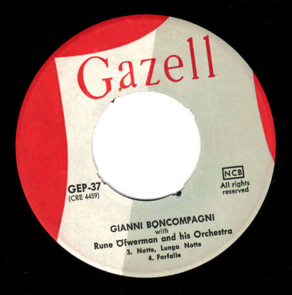 Gianni Boncompagni ~ Sings Modugno (Vinyl) - Djungel & Jazz