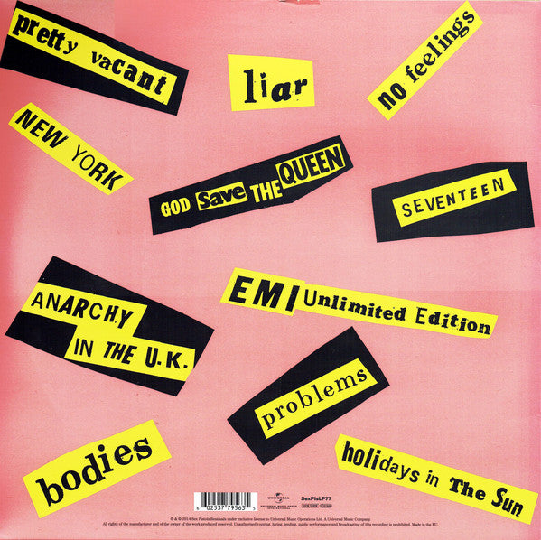 Sex Pistols ~ Never Mind The Bollocks Here's The Sex Pistols (Vinyl) - Djungel & Jazz