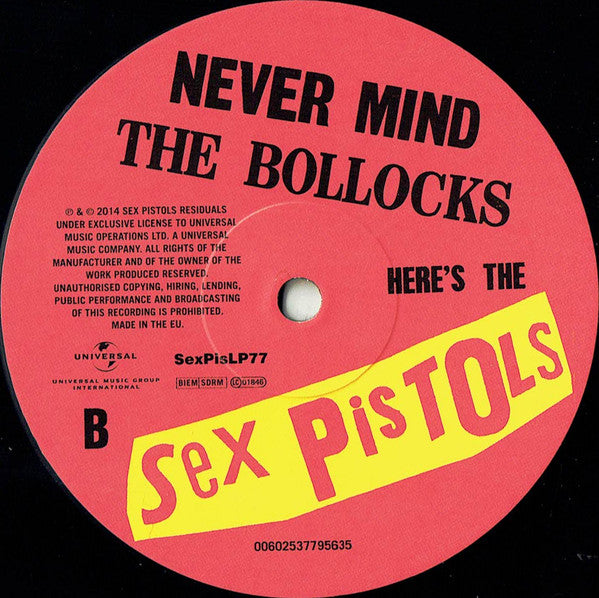 Sex Pistols ~ Never Mind The Bollocks Here's The Sex Pistols (Vinyl) - Djungel & Jazz
