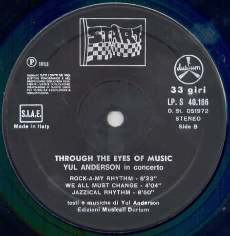 Yul Anderson : Through The Eyes Of Music - In Concerto (LP)
