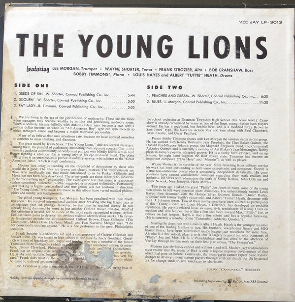 The Young Lions (7) : The Young Lions (LP, Album)