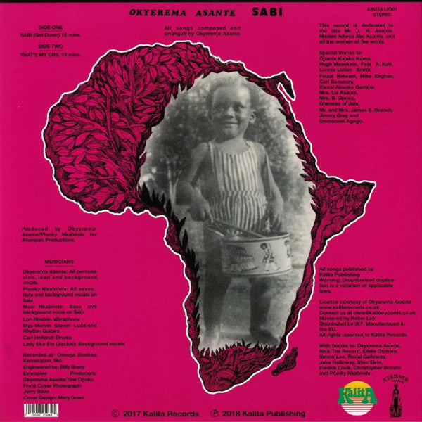 Okyerema Asante ~ Sabi (Vinyl) - Djungel & Jazz
