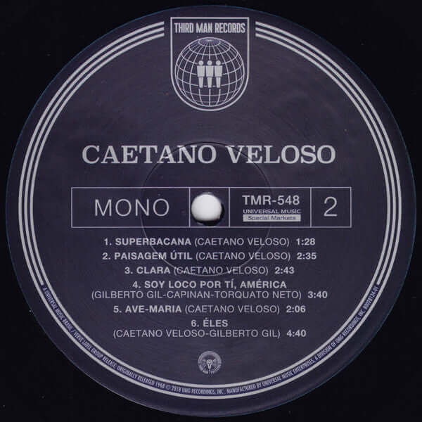 Caetano Veloso ~ Caetano Veloso (Vinyl) - Djungel & Jazz