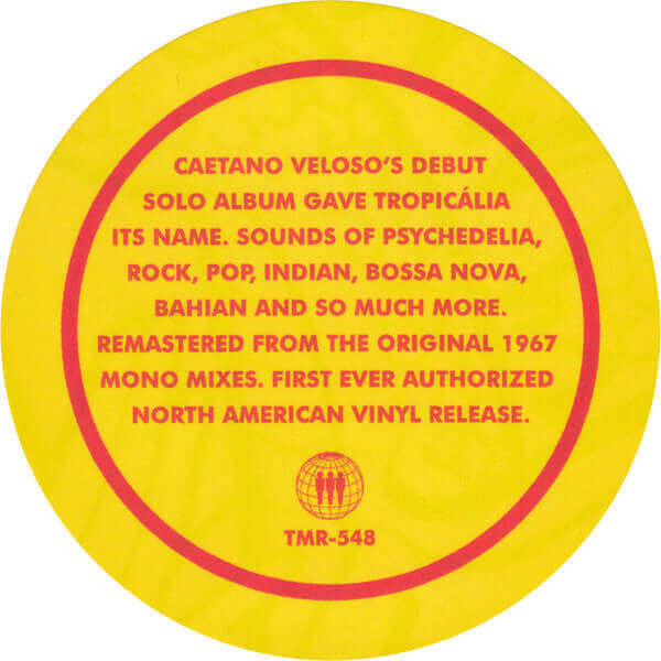 Caetano Veloso : Caetano Veloso (LP, Album, Mono, RE, RM, 180)