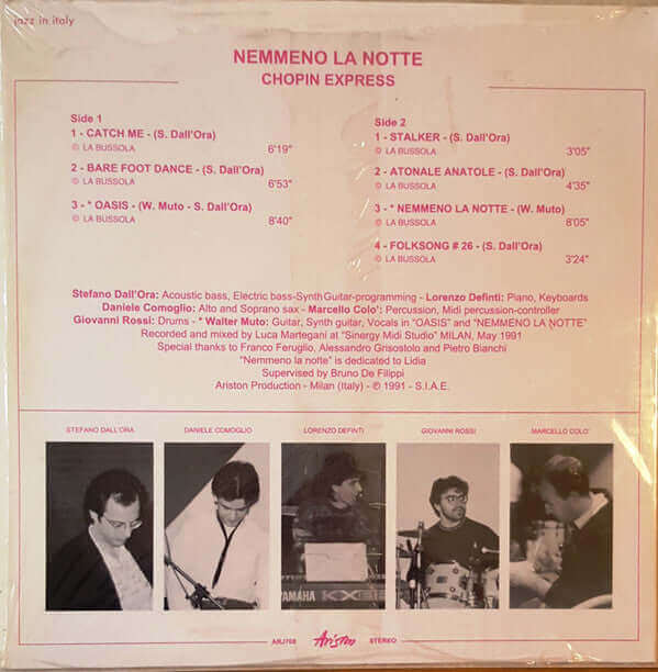Chopin Express ~ Nemmeno La Notte (Vinyl) - Djungel & Jazz