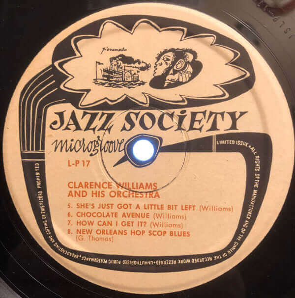 Clarence Williams And His Orchestra : Clarence Williams And His Orchestra (10", Comp)