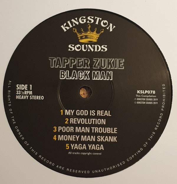 Tapper Zukie ~ Black Man (Vinyl) - Djungel & Jazz