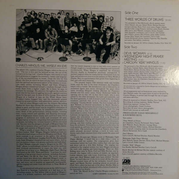 Charles Mingus : Me, Myself An Eye (LP, Album, SP)