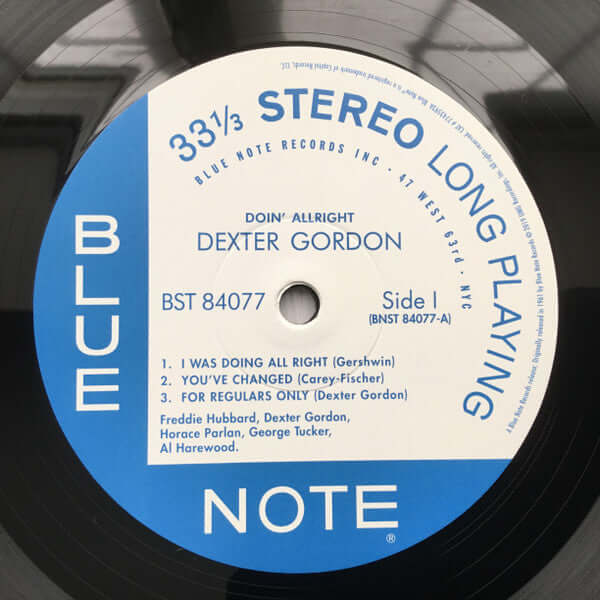 Dexter Gordon ~ Doin' Allright (Vinyl) - Djungel & Jazz