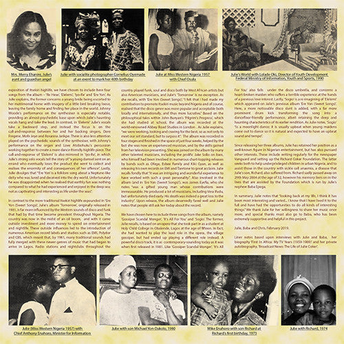Julie Coker ~ A Life In The Limelight (Lagos Disco & Itsekiri Highlife 1976-1981) (Vinyl) - Djungel & Jazz