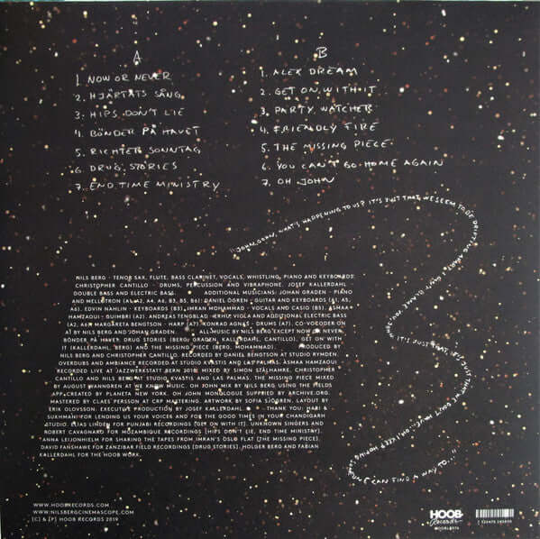 Nils Berg Cinemascope ~ We Seem To Be Drifting Apart (Vinyl) - Djungel & Jazz