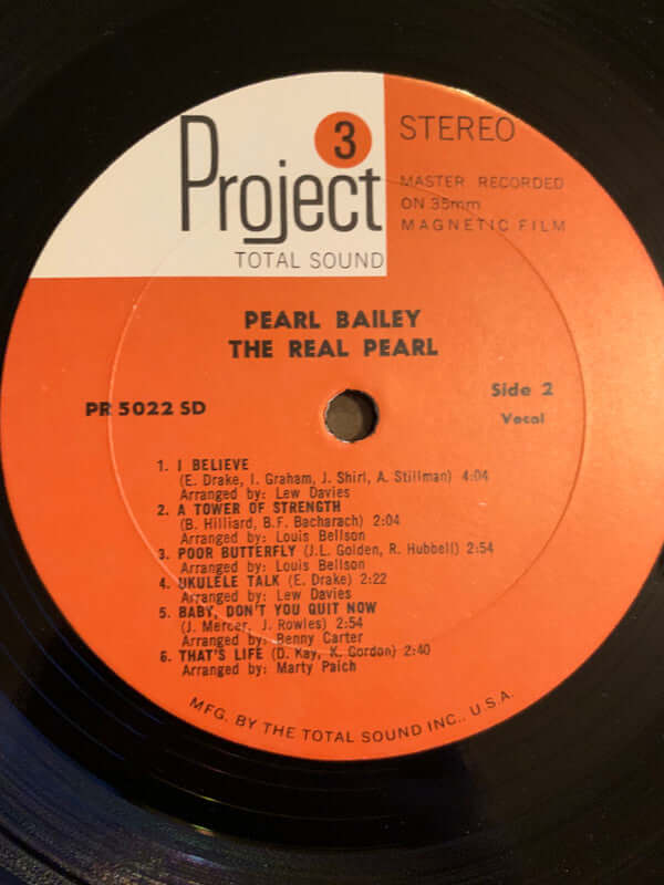 Pearl Bailey : The Real Pearl (LP, Album, Gat)