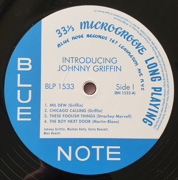Johnny Griffin ~ Introducing Johnny Griffin (Vinyl) - Djungel & Jazz