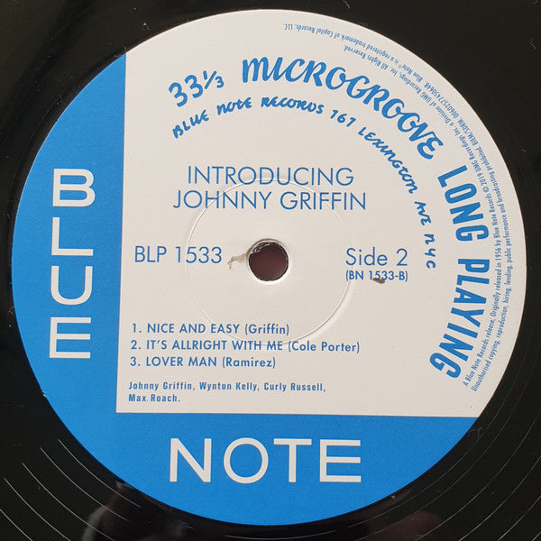 Johnny Griffin ~ Introducing Johnny Griffin (Vinyl) - Djungel & Jazz