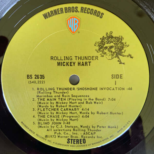 Mickey Hart : Rolling Thunder (LP, Album)