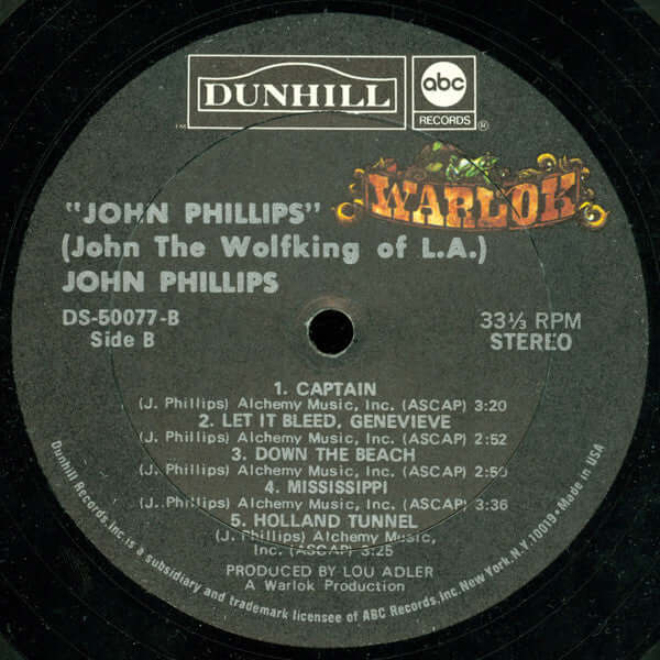 John Phillips : John Phillips (LP, Album)