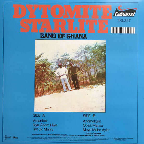 Dytomite Starlite Band Of Ghana ~ Dytomite Starlite Band Of Ghana (Vinyl) - Djungel & Jazz
