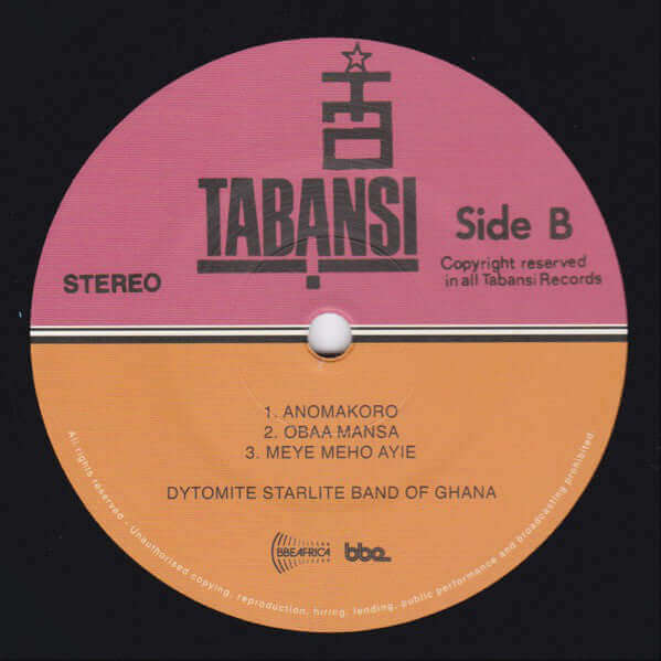 Dytomite Starlite Band Of Ghana ~ Dytomite Starlite Band Of Ghana (Vinyl) - Djungel & Jazz