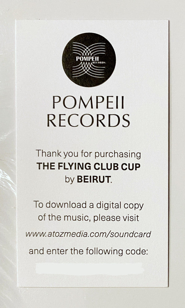 Beirut ~ The Flying Club Cup (Vinyl) - Djungel & Jazz
