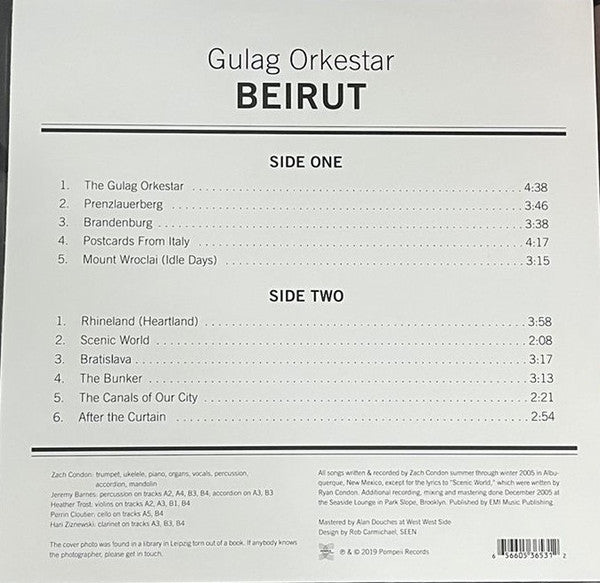 Beirut ~ Gulag Orkestar (Vinyl) - Djungel & Jazz