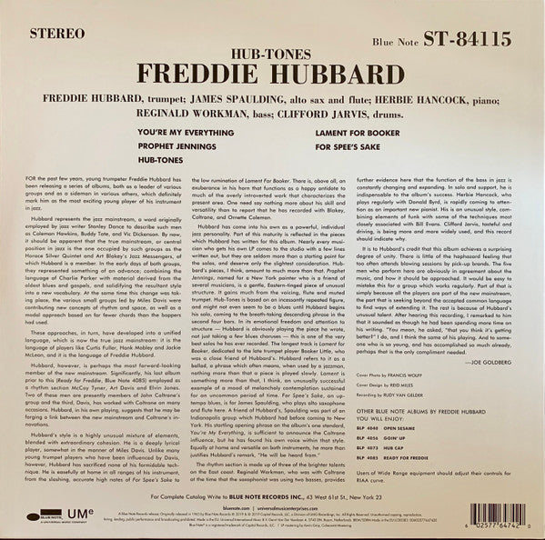 Freddie Hubbard ~ Hub-Tones (Vinyl) - Djungel & Jazz