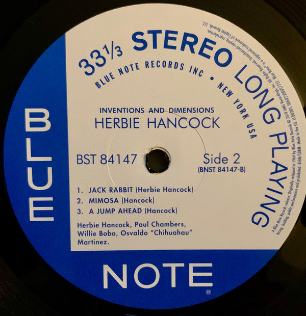Herbie Hancock ~ Inventions & Dimensions (Vinyl) - Djungel & Jazz
