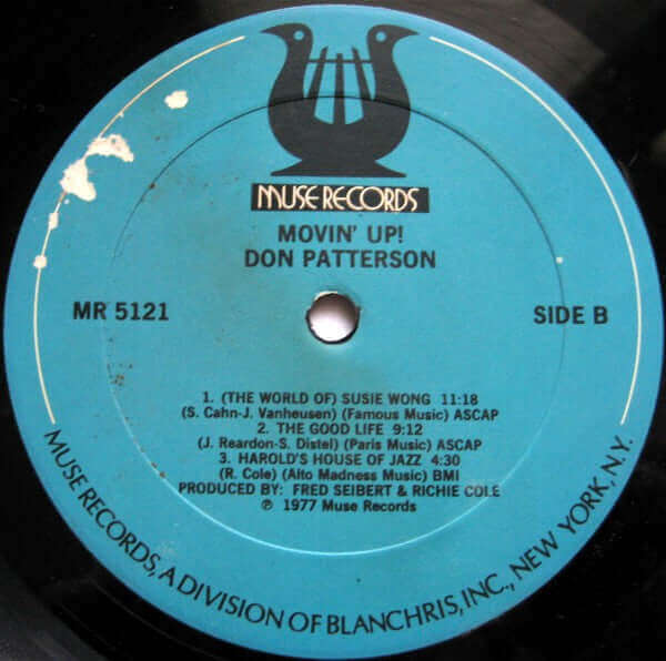 Don Patterson : Movin' Up! (LP, Album)
