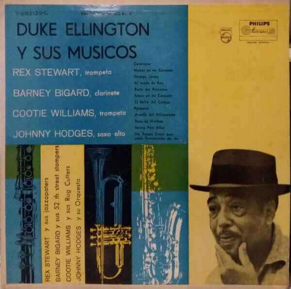 Duke Ellington Y Sus Musicos Rex Stewart, Barney Bigard, Cootie Williams, Johnny Hodges ~ Duke Ellington Y Sus Músicos (Vinyl) - Djungel & Jazz