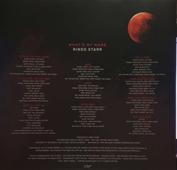 Ringo Starr ~ What's My Name (Vinyl) - Djungel & Jazz