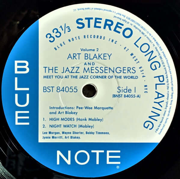 Art Blakey & The Jazz Messengers ~ Meet You At The Jazz Corner Of The World (Volume 2) (Vinyl) - Djungel & Jazz