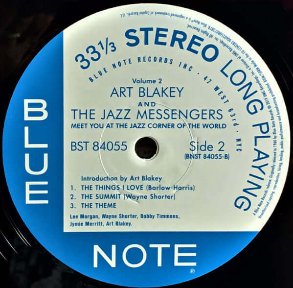 Art Blakey & The Jazz Messengers ~ Meet You At The Jazz Corner Of The World (Volume 2) (Vinyl) - Djungel & Jazz