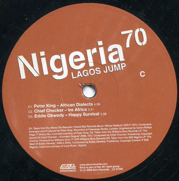 Various ~ Nigeria 70 (Lagos Jump: Original Heavyweight Afrobeat, Highlife & Afro-Funk) (Vinyl) - Djungel & Jazz