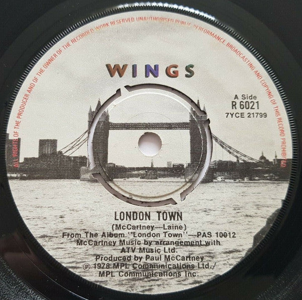 Wings  ~ London Town (Vinyl) - Djungel & Jazz