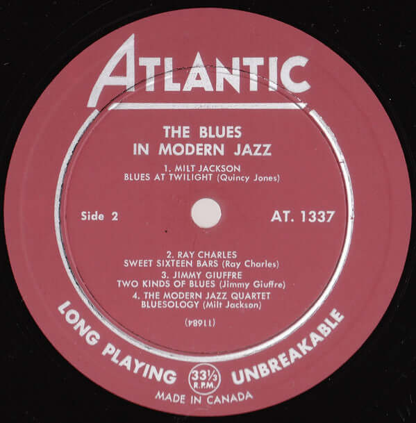 Various : The Blues In Modern Jazz (LP, Comp, Mono)