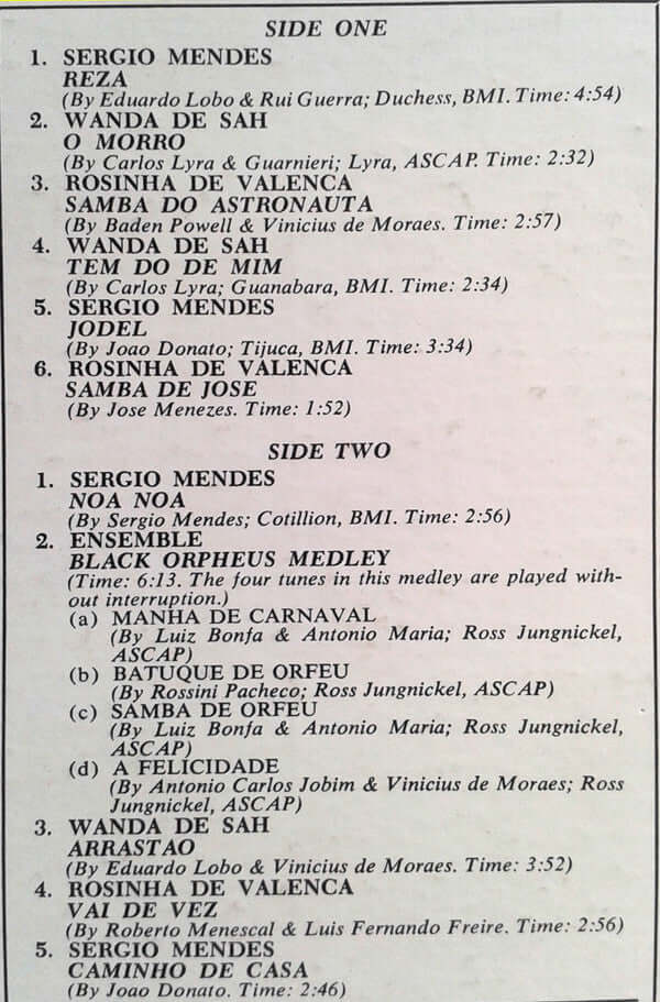 Sérgio Mendes & Brasil '65 : In Person At El Matador (LP, Album)