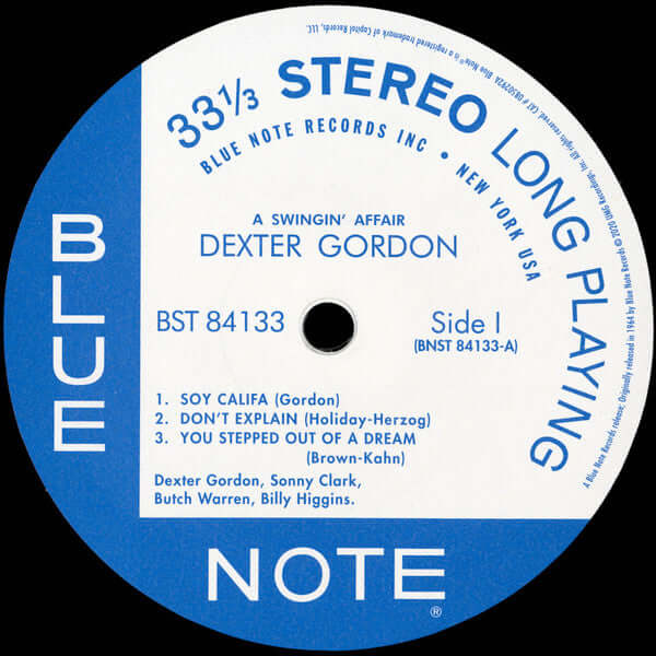 Dexter Gordon ~ A Swingin' Affair (Vinyl) - Djungel & Jazz