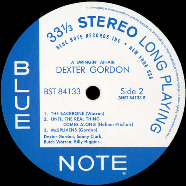 Dexter Gordon ~ A Swingin' Affair (Vinyl) - Djungel & Jazz