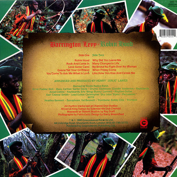 Barrington Levy ~ Robin Hood (Vinyl) - Djungel & Jazz