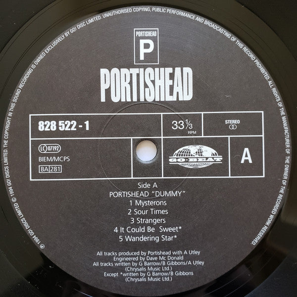 Portishead ~ Dummy (Vinyl) - Djungel & Jazz