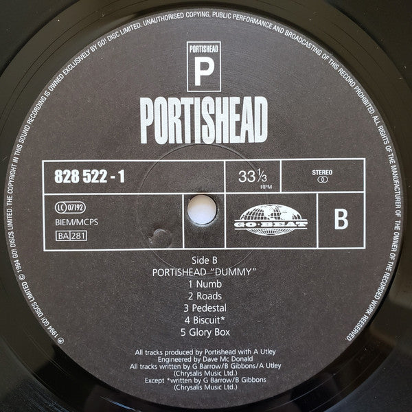 Portishead ~ Dummy (Vinyl) - Djungel & Jazz