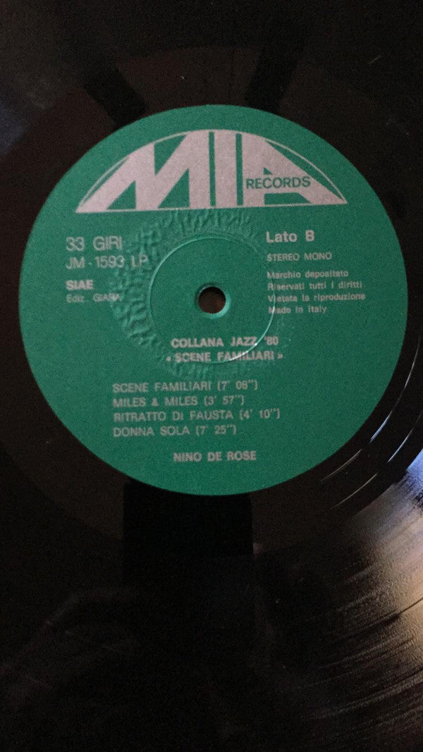 Nino De Rose ~ Scene Familiari (Vinyl) - Djungel & Jazz