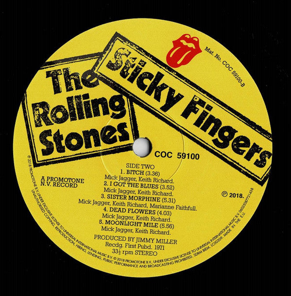 The Rolling Stones ~ Sticky Fingers (Vinyl) - Djungel & Jazz