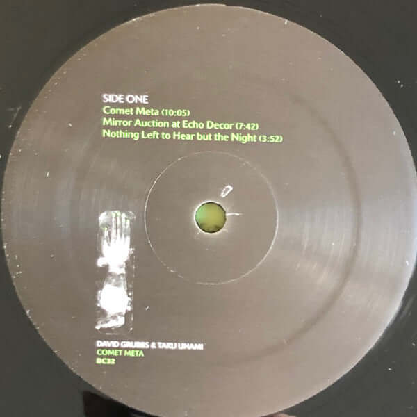 David Grubbs & Taku Unami ~ Comet Meta (Vinyl) - Djungel & Jazz