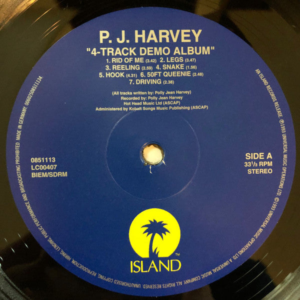 PJ Harvey ~ 4-Track Demos (Vinyl) - Djungel & Jazz