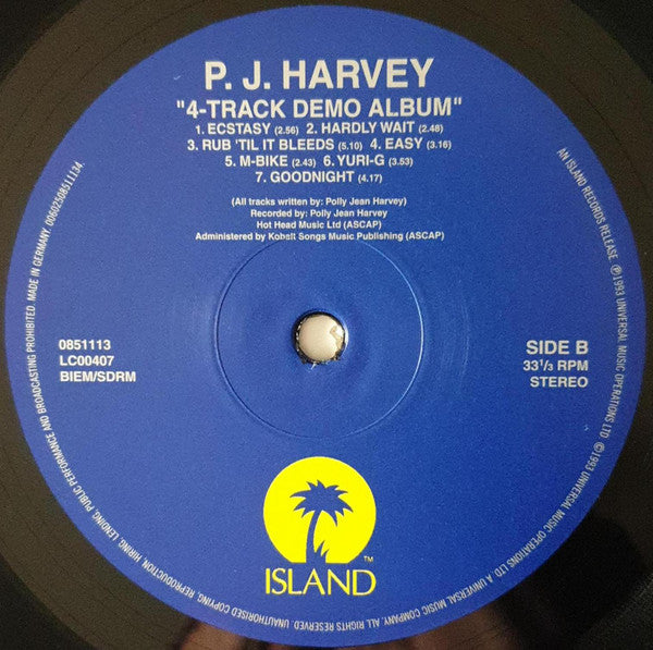 PJ Harvey ~ 4-Track Demos (Vinyl) - Djungel & Jazz