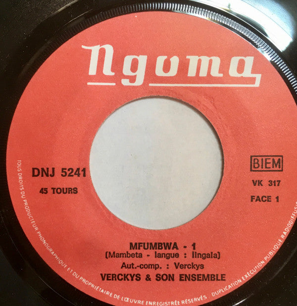 Verckys & Son Ensemble : Mfumbwa (7")