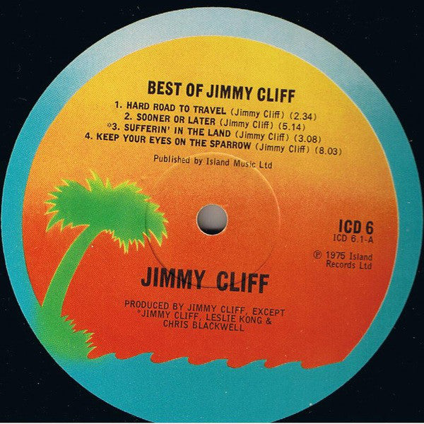 Jimmy Cliff : The Best Of Jimmy Cliff (2xLP, Comp)