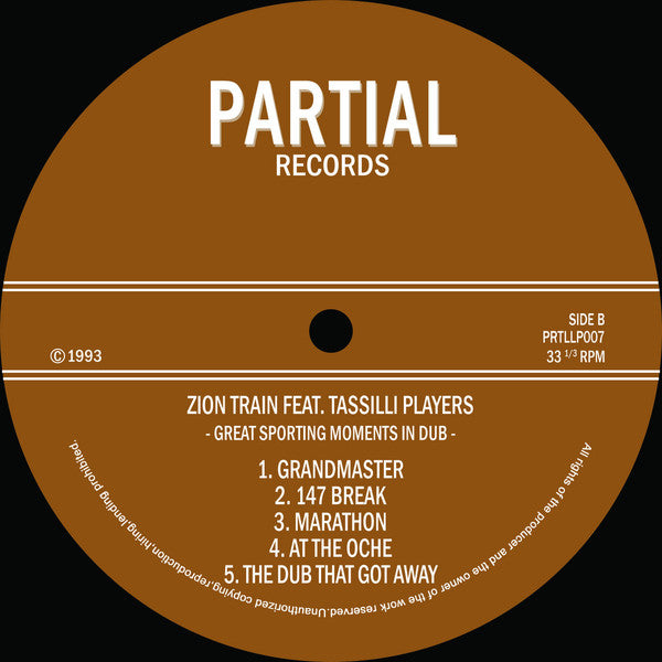 Zion Train ~ Great Sporting Moments In Dub! (Vinyl) - Djungel & Jazz