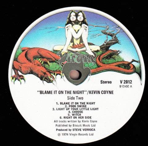 Kevin Coyne ~ Blame It On The Night (Vinyl) - Djungel & Jazz
